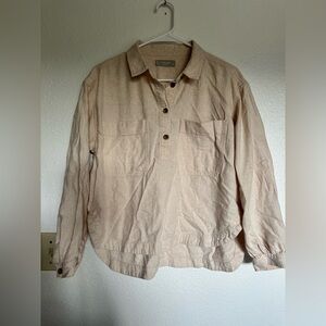 Everlane Light Beige Button-Down Shirt